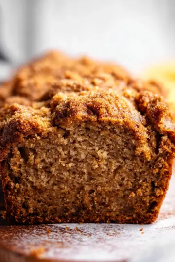 Whole Wheat Cinnamon Crunch Banana Bread