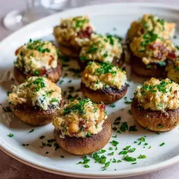 Boursin Stuffed Mushrooms