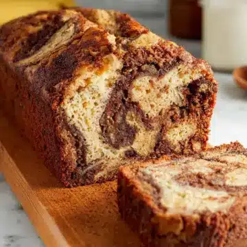 Cinnamon Swirled Banana Bread