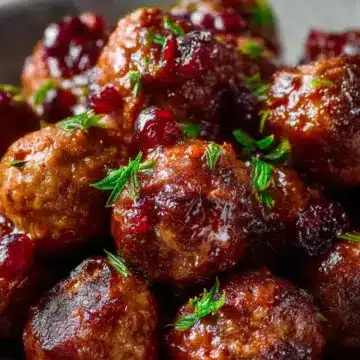 Cranberry Meatballs