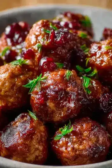 Cranberry Meatballs