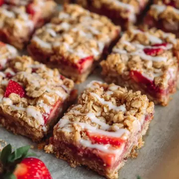 Strawberry Oatmeal Bars