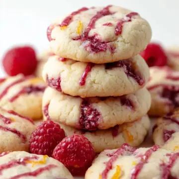Lemon Raspberry Cookies