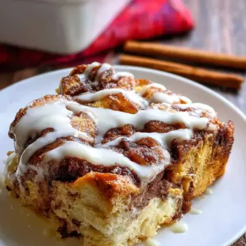 Cinnamon Roll French Toast Casserole