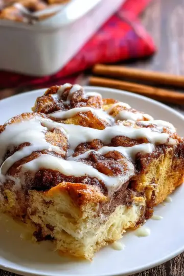 Cinnamon Roll French Toast Casserole