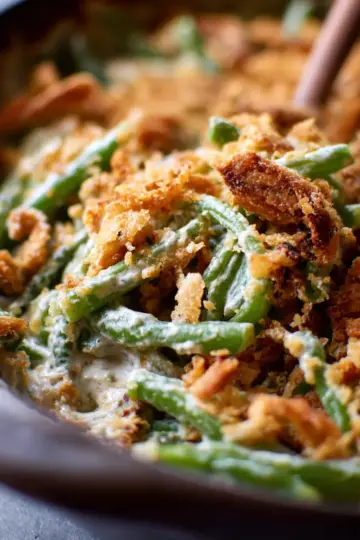 Creamy Green Bean Casserole from Scratch