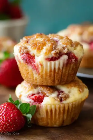 Strawberry Cheesecake Muffins