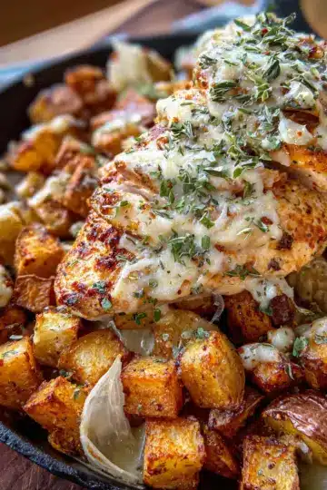 Garlic Parmesan Chicken and Potatoes