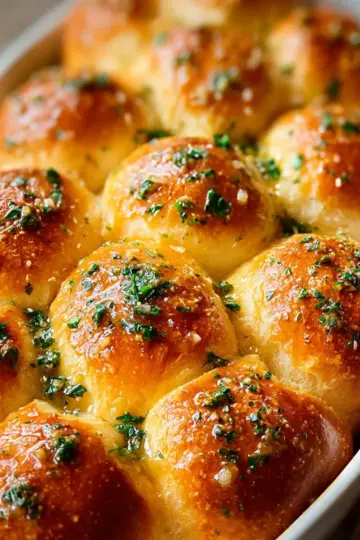 Garlic Butter Dinner Rolls