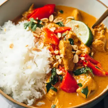 Thai Peanut Curry with Chicken