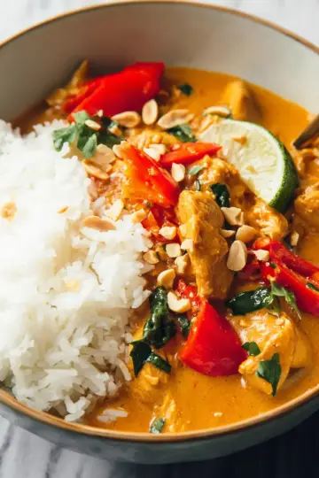 Thai Peanut Curry with Chicken