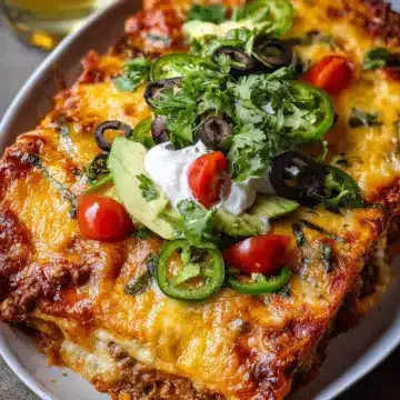 Beef Enchilada Casserole