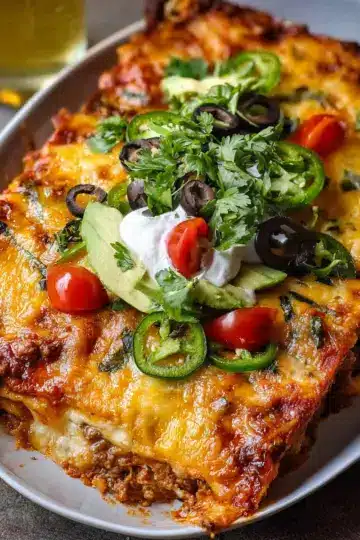Beef Enchilada Casserole