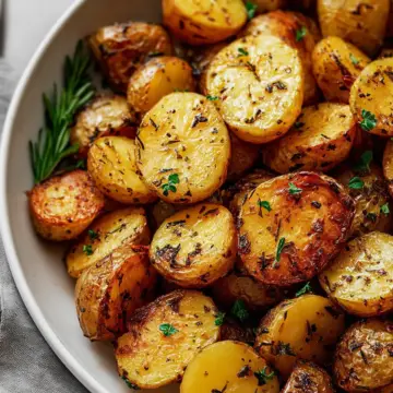 Garlic Herb Roasted Potatoes