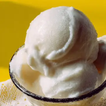 Lemon sorbetto