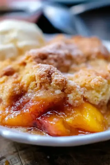 Southern Peach Cobbler