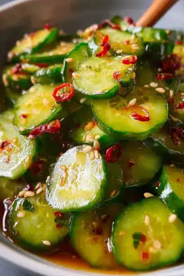 Easy Asian Cucumber Salad