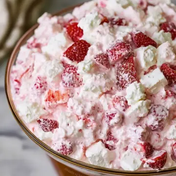 Strawberry Shortcake Fluff Salad