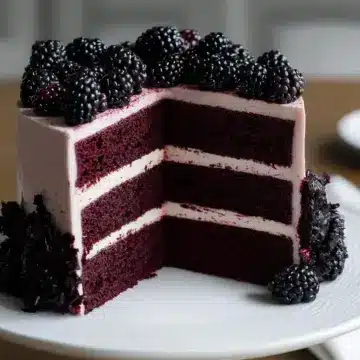 Blackberry Velvet Gothic Cake Recipe