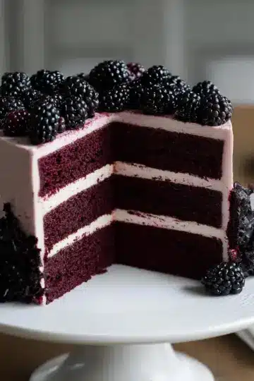 Blackberry Velvet Gothic Cake Recipe