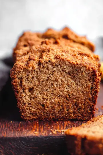 Whole Wheat Cinnamon Crunch Banana Bread