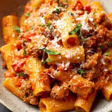 Easy Sausage Rigatoni