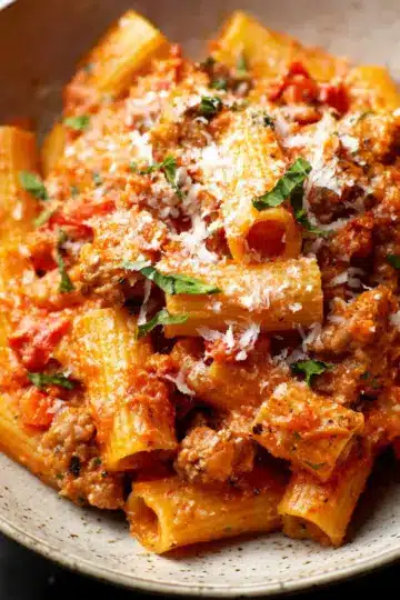 Easy Sausage Rigatoni
