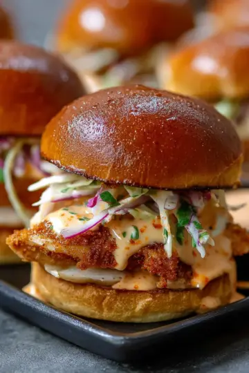 Bang Bang Chicken Sliders