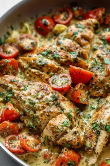 Creamy Pesto Chicken