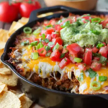 Cheesy Baked Taco Dip