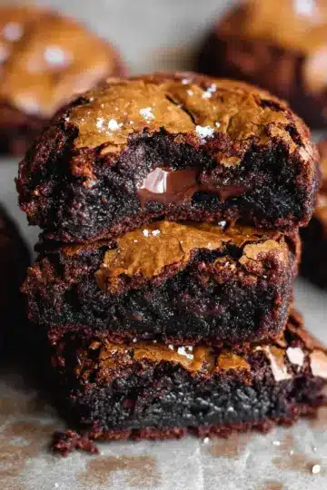 The BEST Fudgy Chewy Brookies