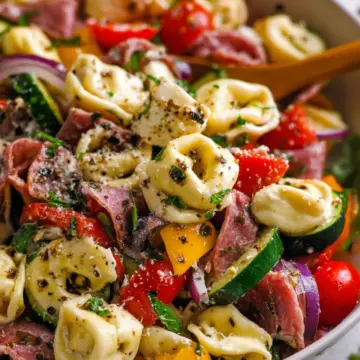 Easy Italian Tortellini Pasta Salad