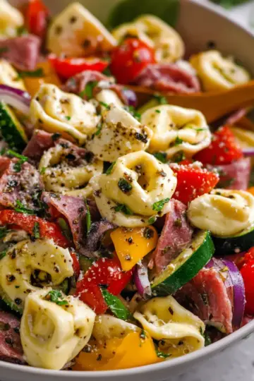 Easy Italian Tortellini Pasta Salad