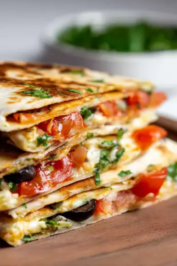 Mediterranean Quesadillas