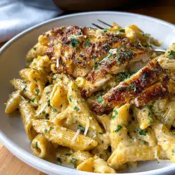 Garlic Parmesan Chicken and Pasta