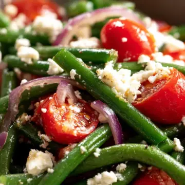 Green Bean Salad with Cherry Tomato Feta