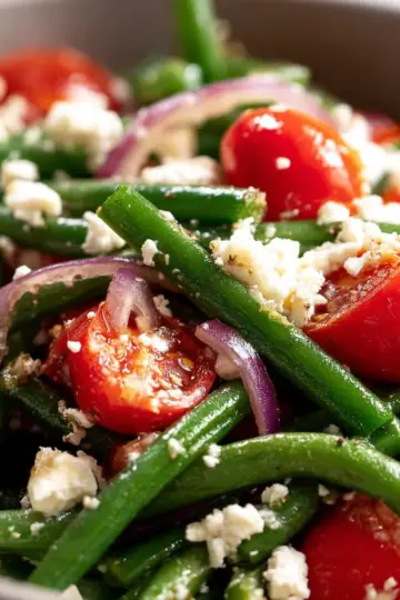 Green Bean Salad with Cherry Tomato Feta