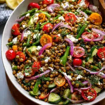 Mediterranean Lentil Salad