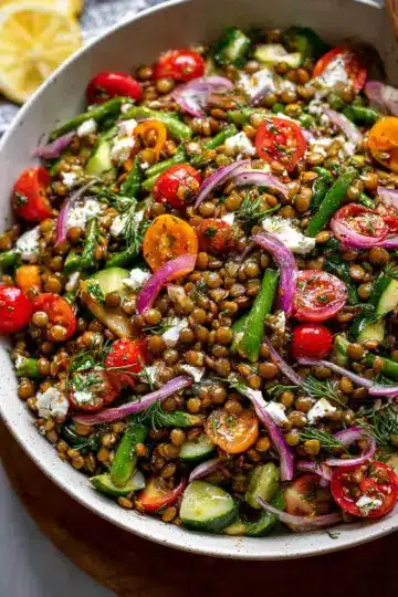 Mediterranean Lentil Salad