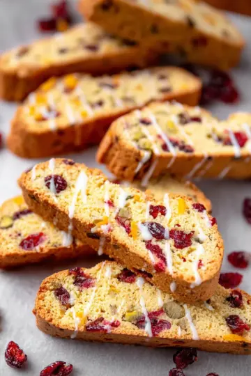 Cranberry Orange Biscotti