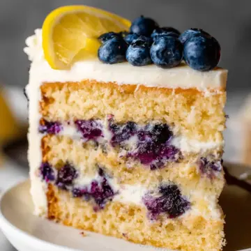 Lemon Blueberry Layer Cake