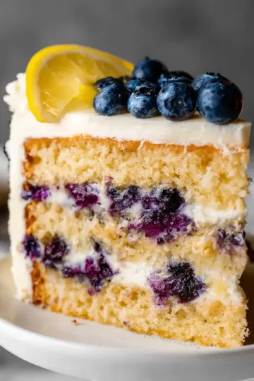 Lemon Blueberry Layer Cake