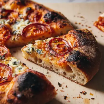 Artisan No-Knead Pizza Crust