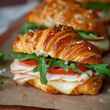 Turkey & Havarti Croissant Sandwich