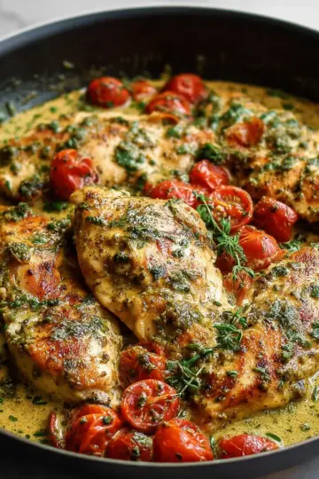 Creamy Pesto Chicken