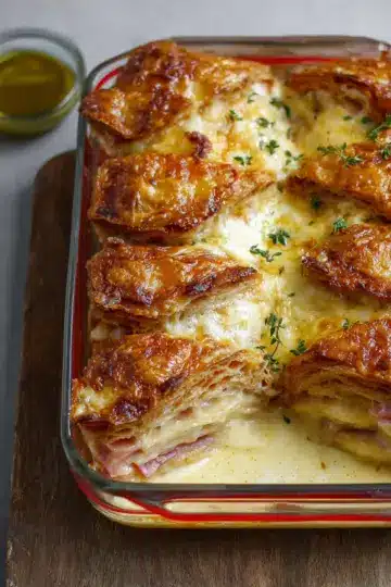 Croque Monsieur Croissant Bake