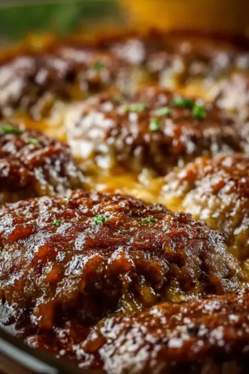 Amish Hamburger Steak Bake