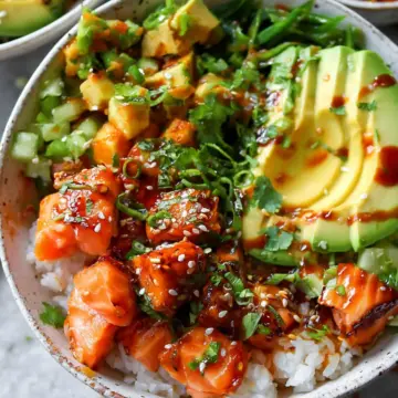 Salmon Sushi Bowls