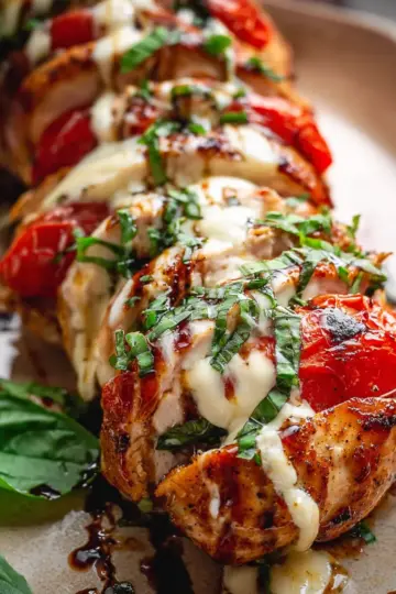 Caprese Stuffed Chicken