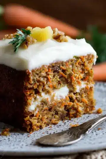 Pineapple Carrot Cake with Cream Cheese Frosting